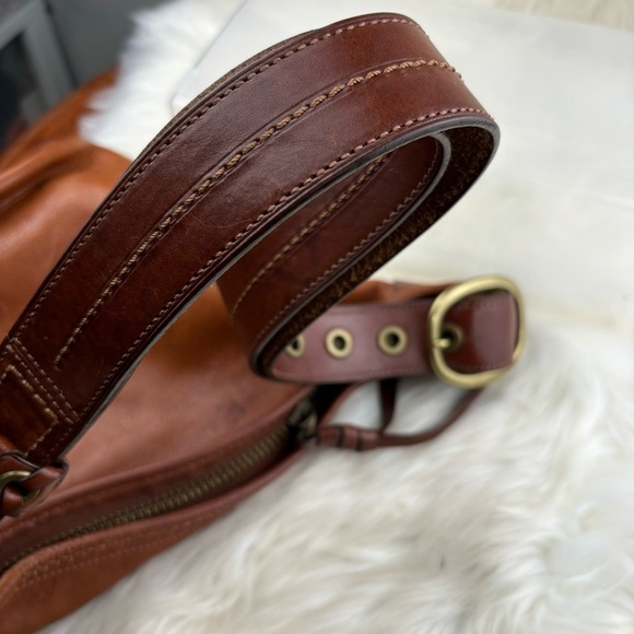 VINTAGE COACH Bleecker Tattlersall Duffel Shoulder Hobo bag - Picture 11 of 14